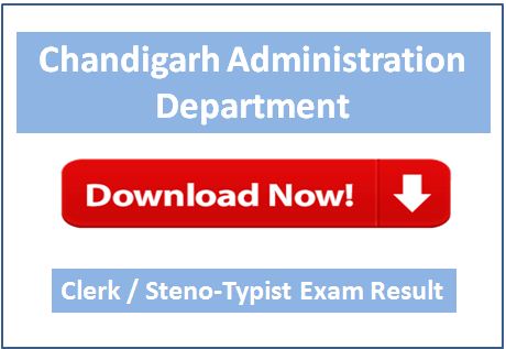 Chandigarh Administration Clerk Result