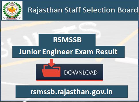 RSMSSB JE Result