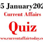 Current Affairs 5 January 2021 quiz